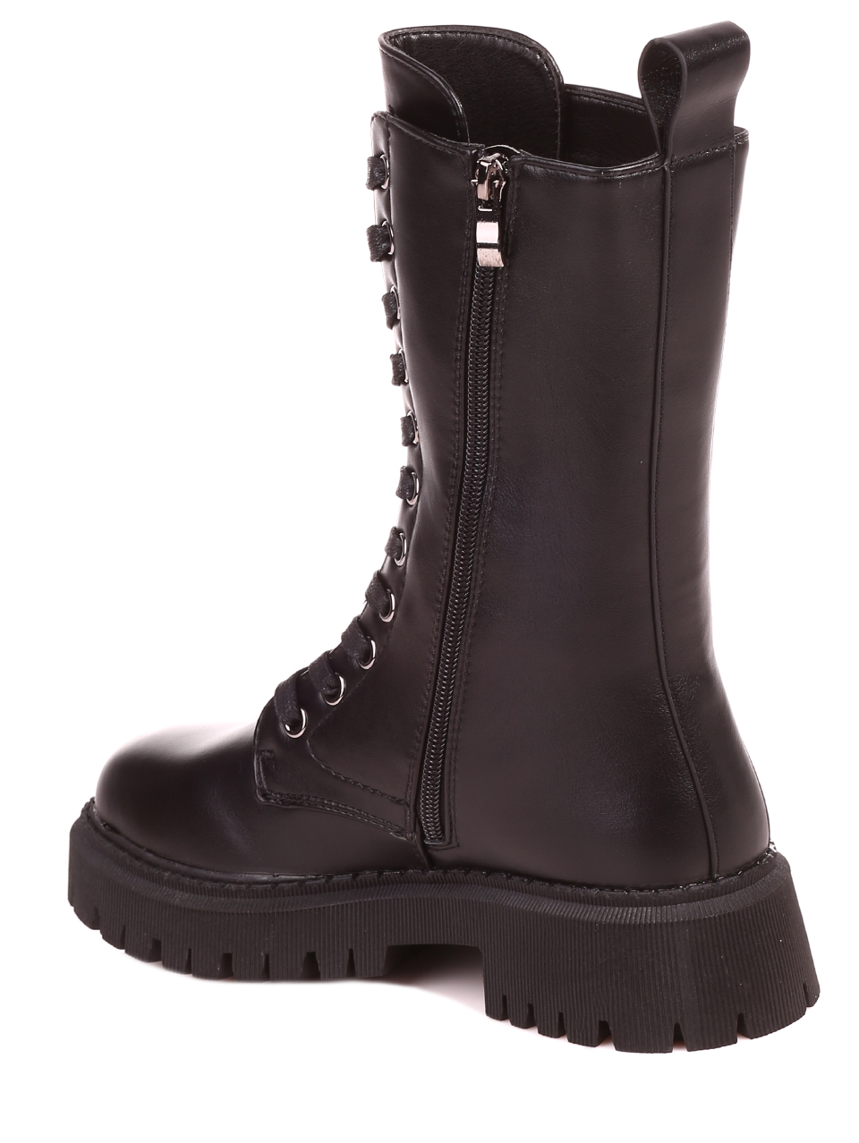 Ежедневни дамски боти в черно 2P-21680 black