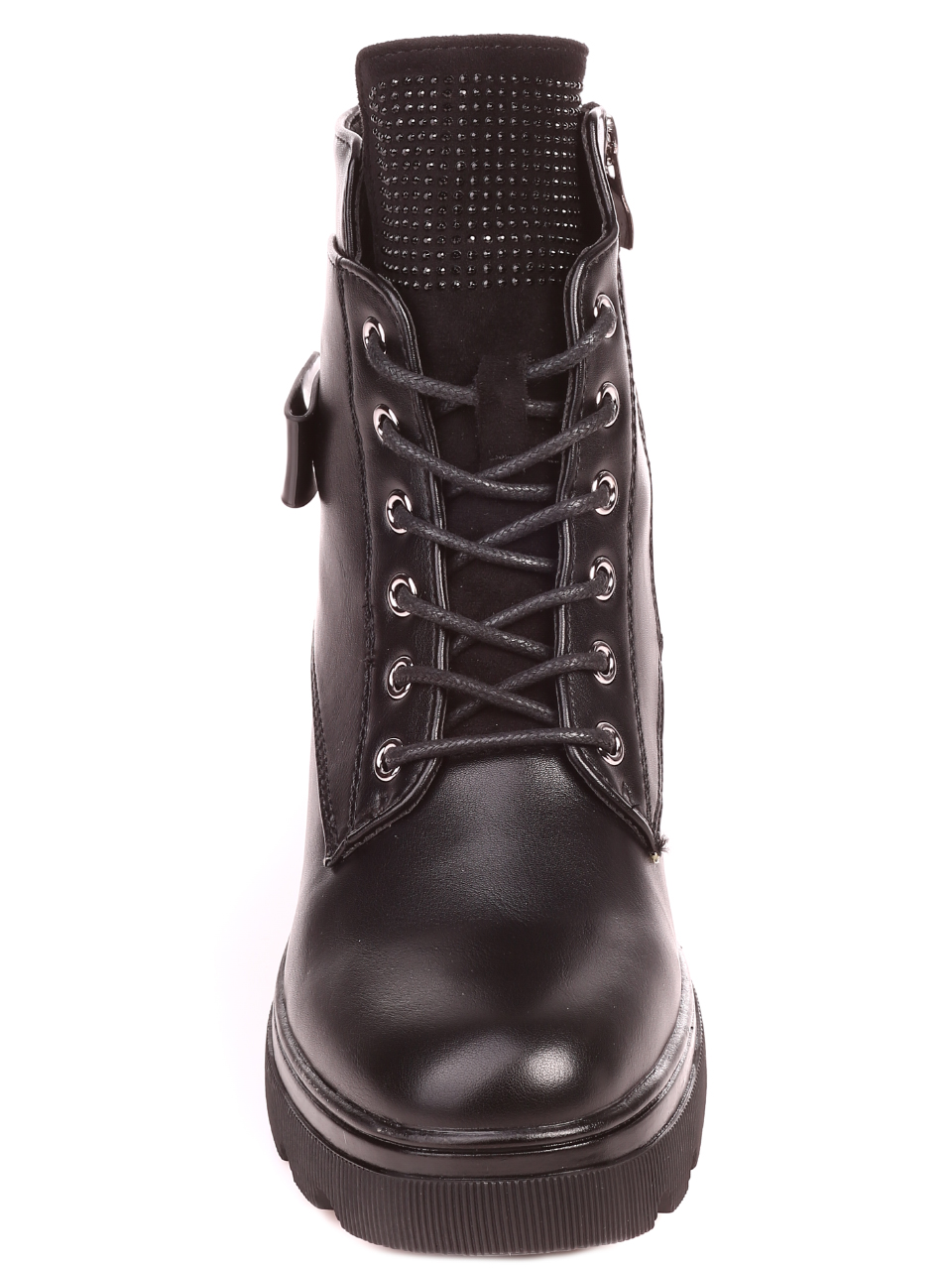Ежедневни дамски боти в черно 2P-21686 black