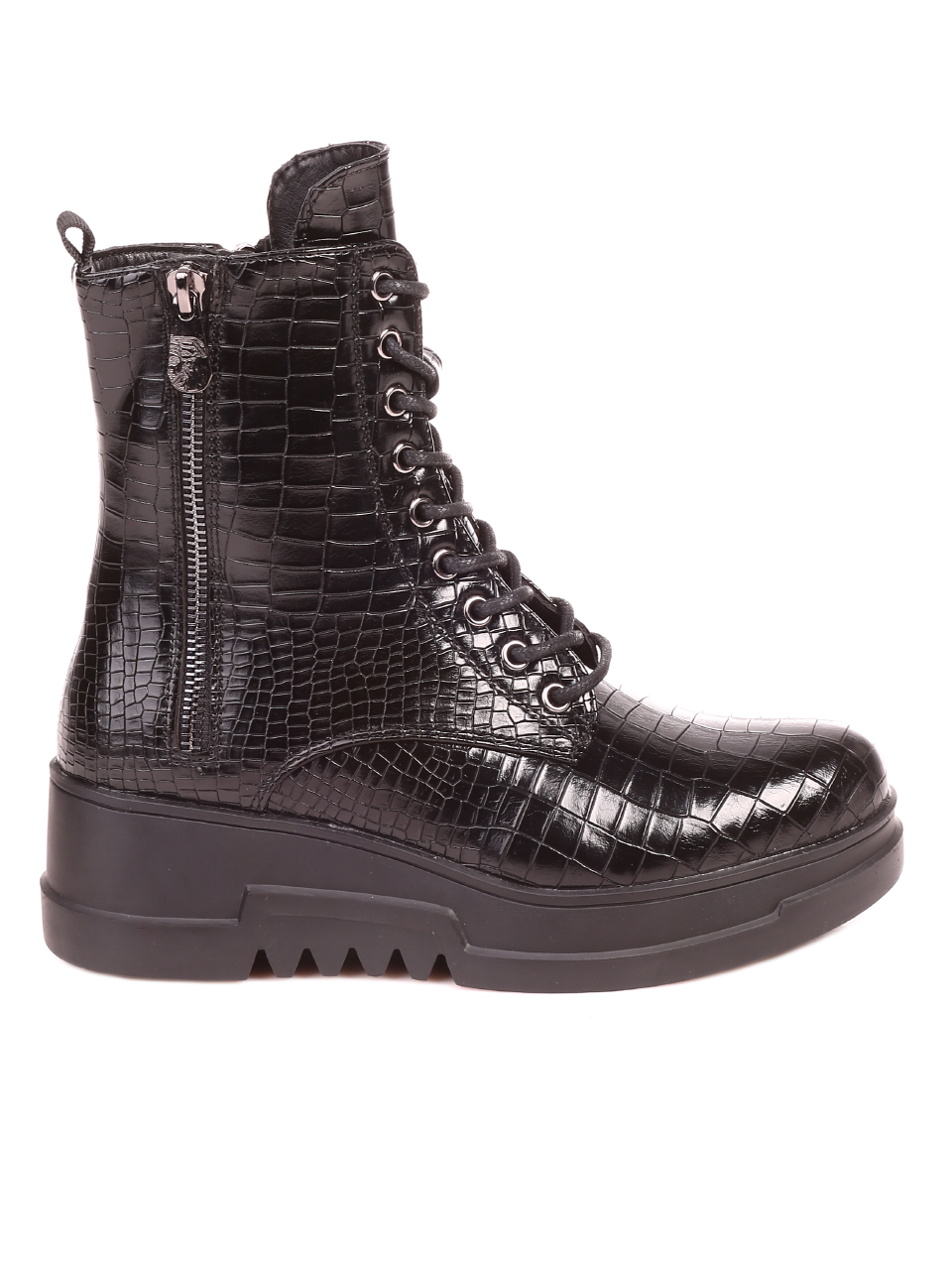 Ежедневни дамски боти в черно 2P-21687 black