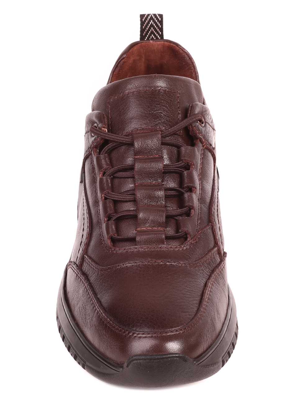 Ежедневни мъжки обувки от естествена кожа 7AT-21851 brown
