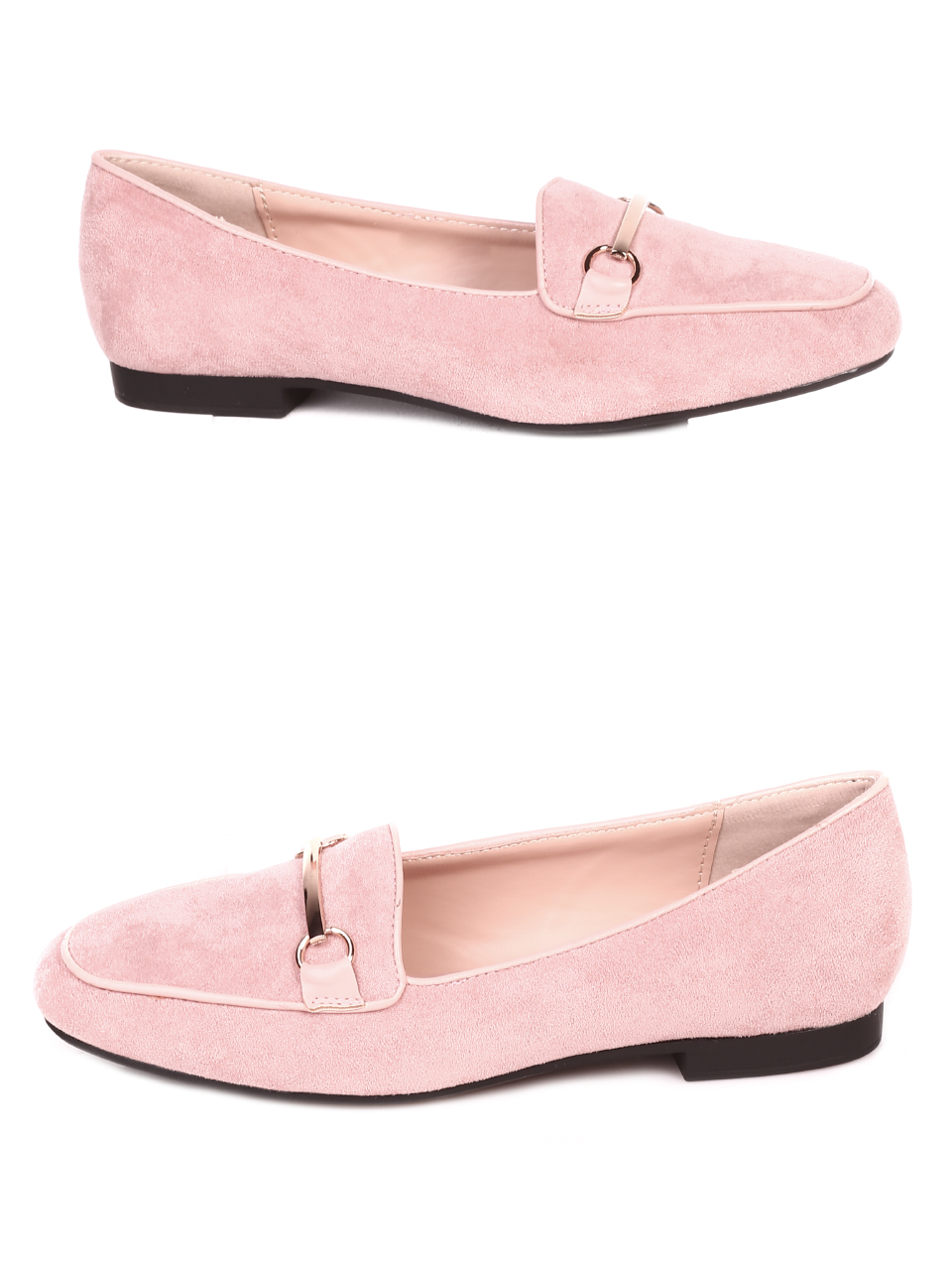 Ежедневни дамски обувки в розово 3M-21822 pink