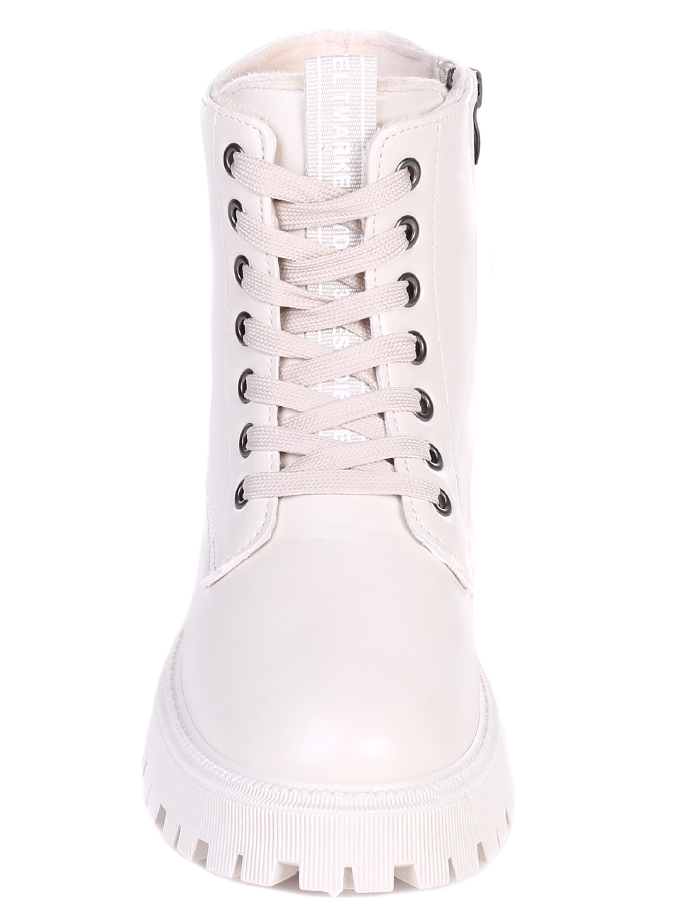 Ежедневни дамски боти в бежово 2U-21731 beige