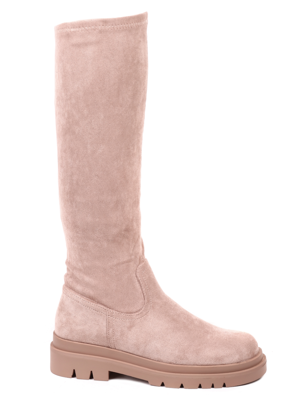 Ежедневни дамски ботуши в бжово 1R-21599 beige