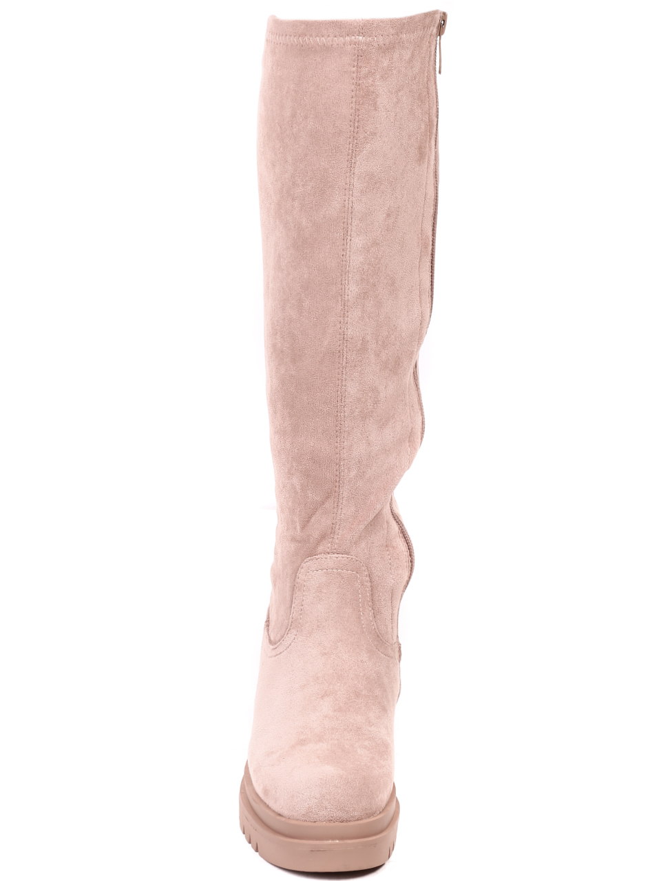 Ежедневни дамски ботуши в бжово 1R-21599 beige