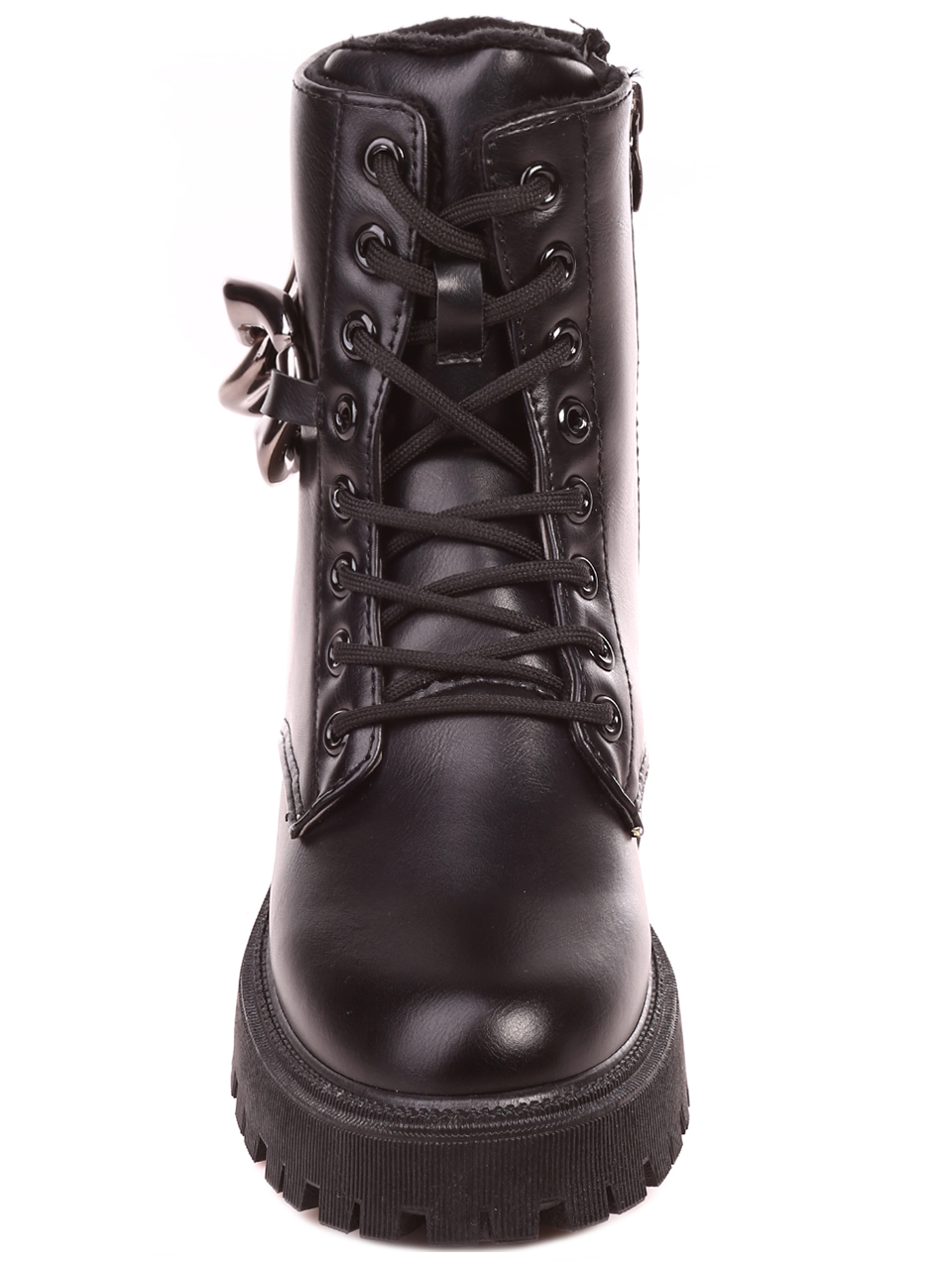 Ежедневни дамски боти в черно  2U-21694 black