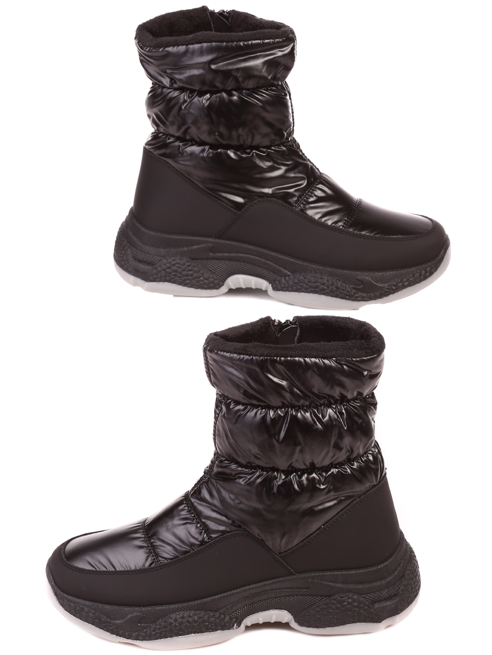 Ежедневни дамски комфортни апрески в черно 2U-21695 black