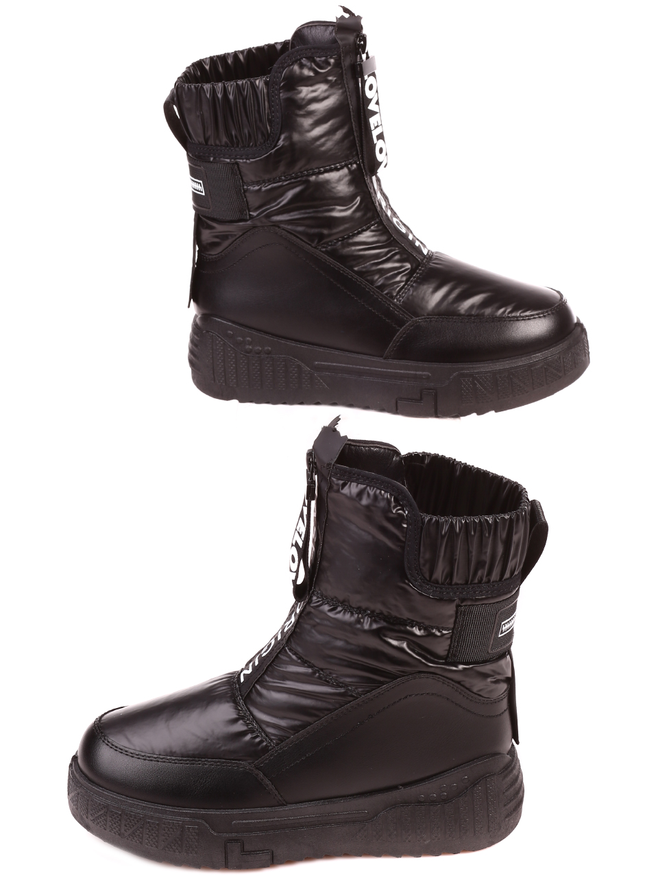 Ежедневни дамски топли апрески в черно 2U-21697 black