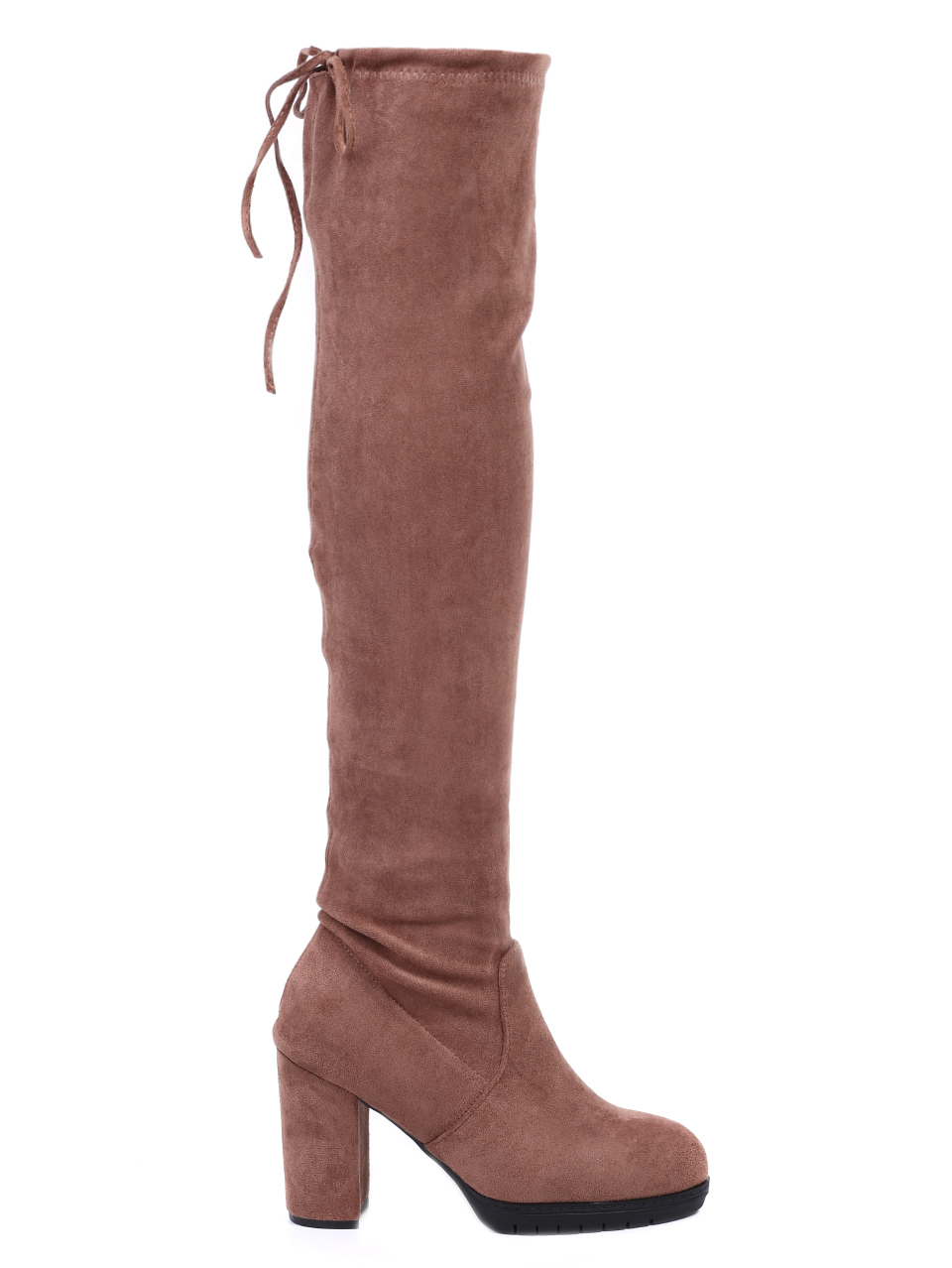 Елегантни дамски ботуши в бежово 1M-21729 beige