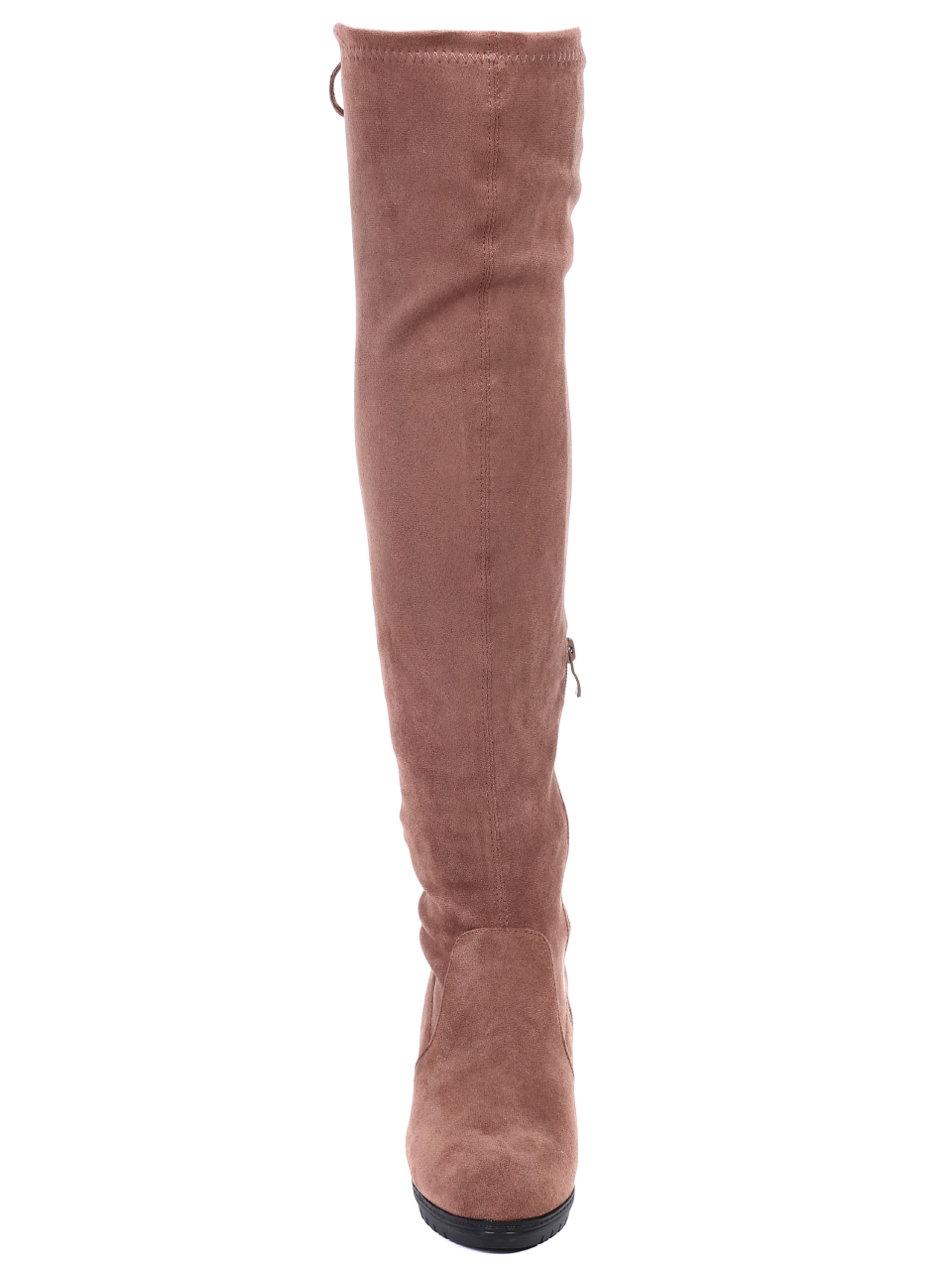 Елегантни дамски ботуши в бежово 1M-21729 beige