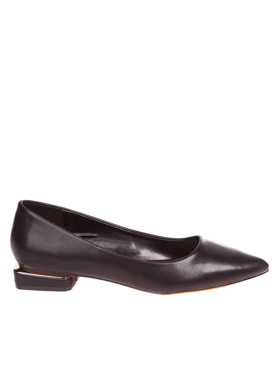 Ежедневни дамски обувки в черно 3M-21818 black pu