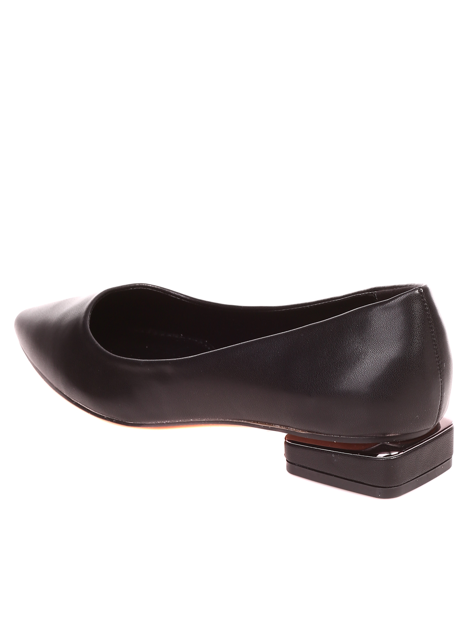 Ежедневни дамски обувки в черно 3M-21818 black pu