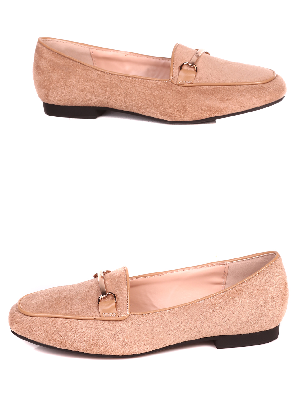 Ежедневни дамски обувки в бежово 3M-21822 beige