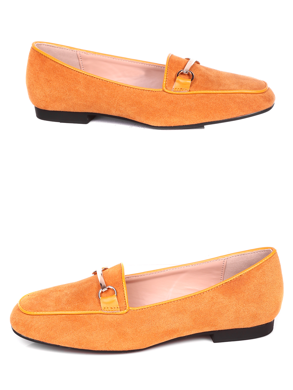 Ежедневни дамски обувки в жълто 3M-21822 yellow