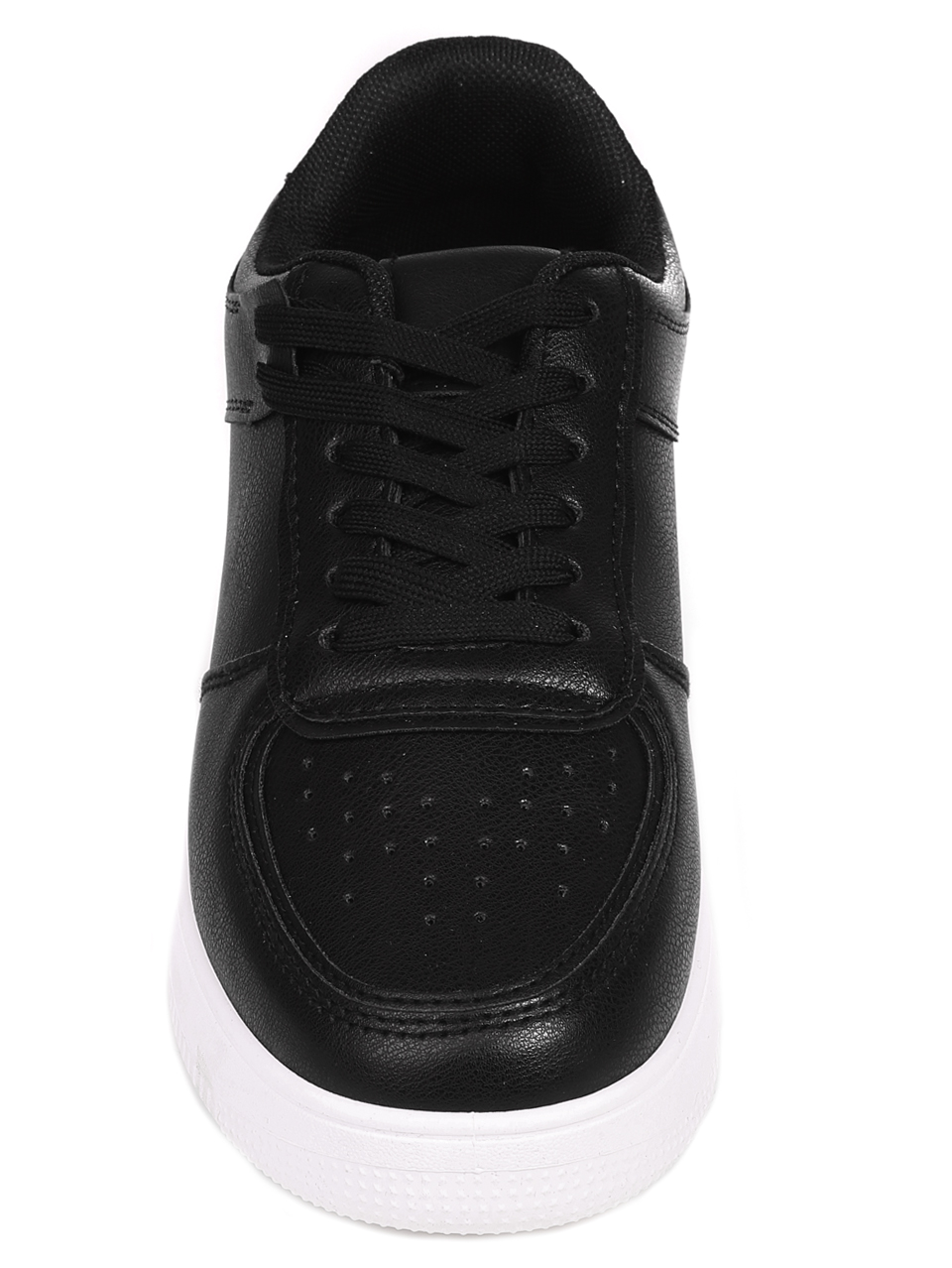 Ежедневни дамски кецове в черно 3U-22002 black