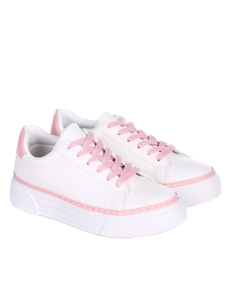 Ежедневни дамски кецове в розово 3U-22006 pink