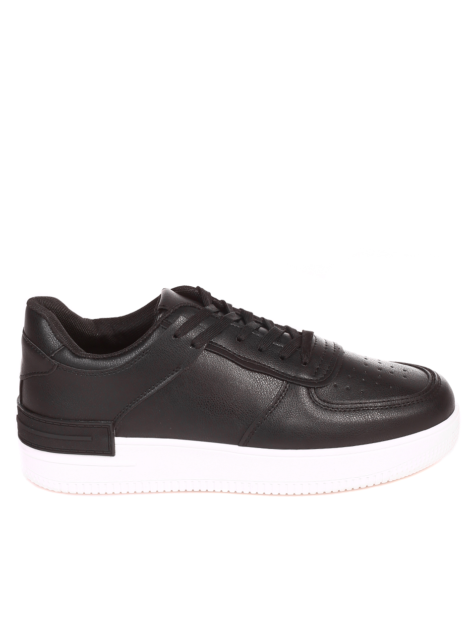 Ежедневни мъжки обувки в черно 7U-22009 black