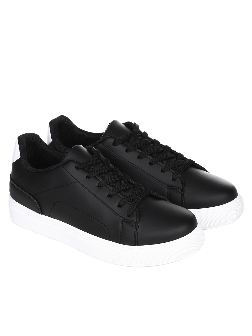 Ежедневни мъжки обувки в черно 7U-22010 black