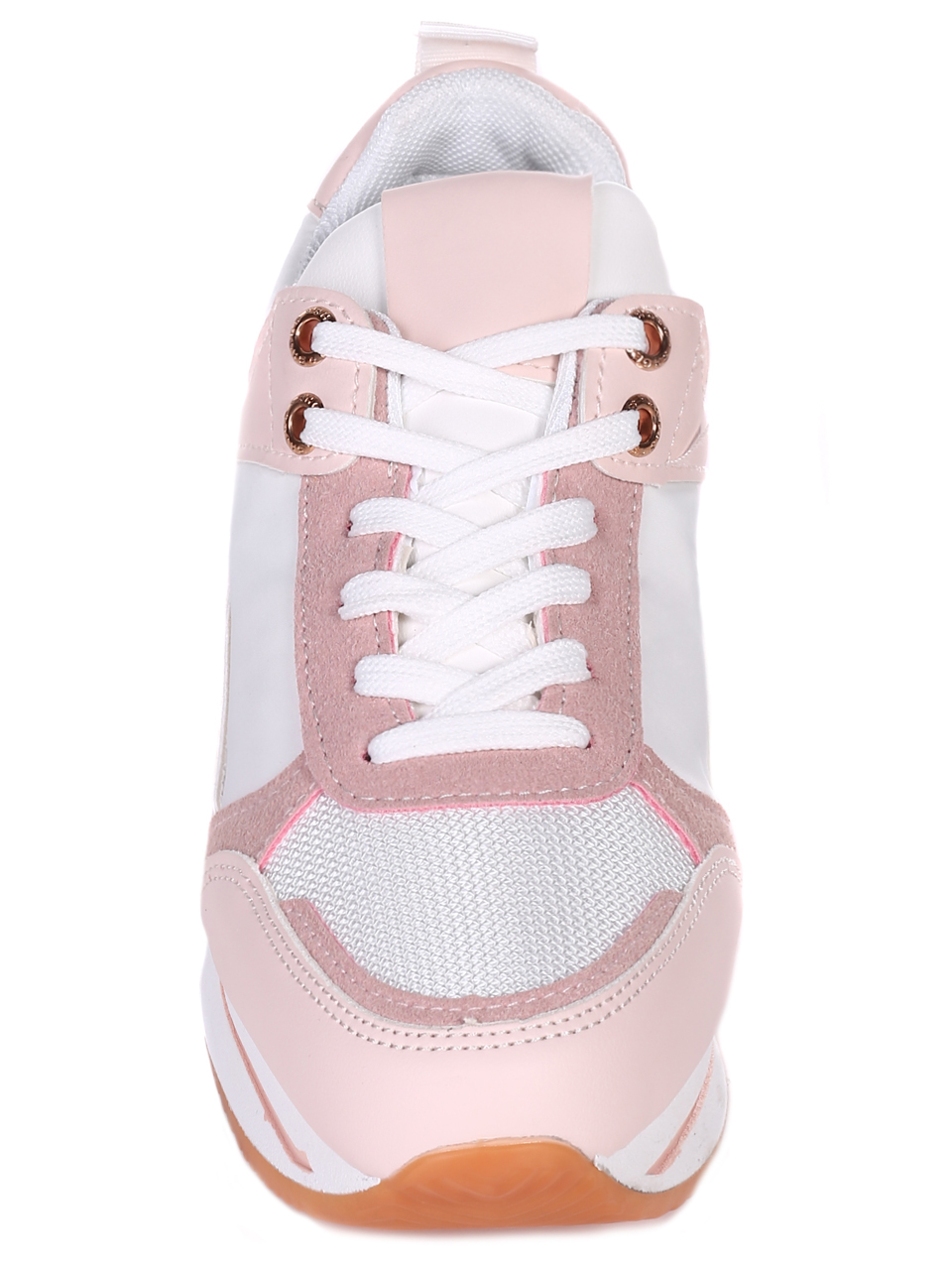 Ежедневни дамски обувки на платформа в розово 3U-22027 pink