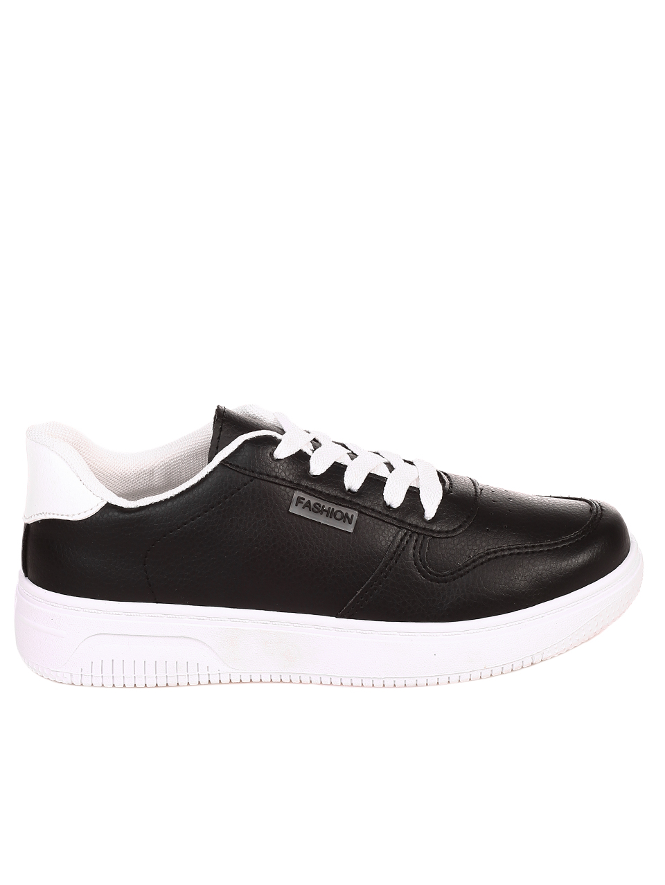 Ежедневни дамски кецове в черно 3U-22008 black