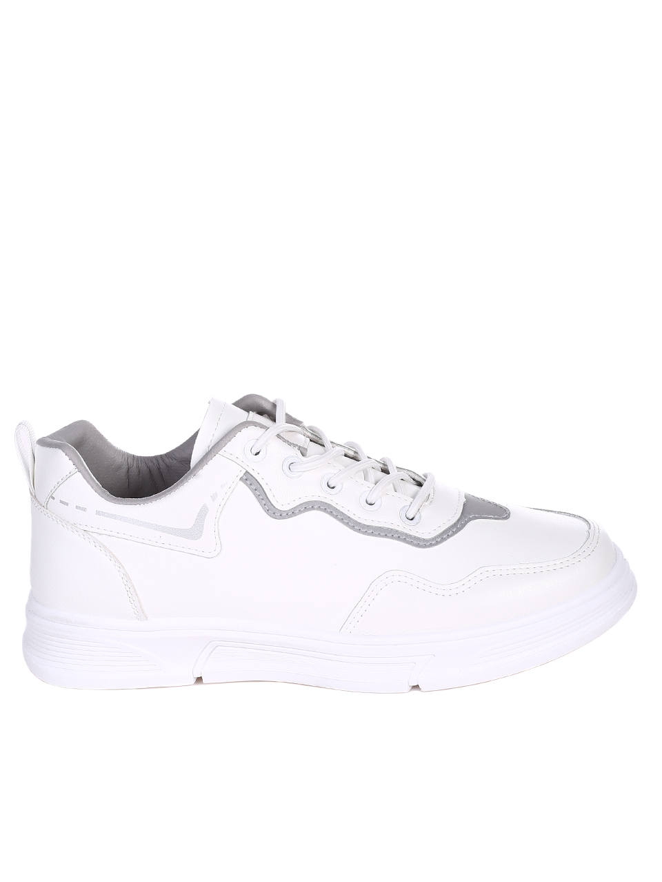 Ежедневни мъжки обувки в бяло 7U-22012 white