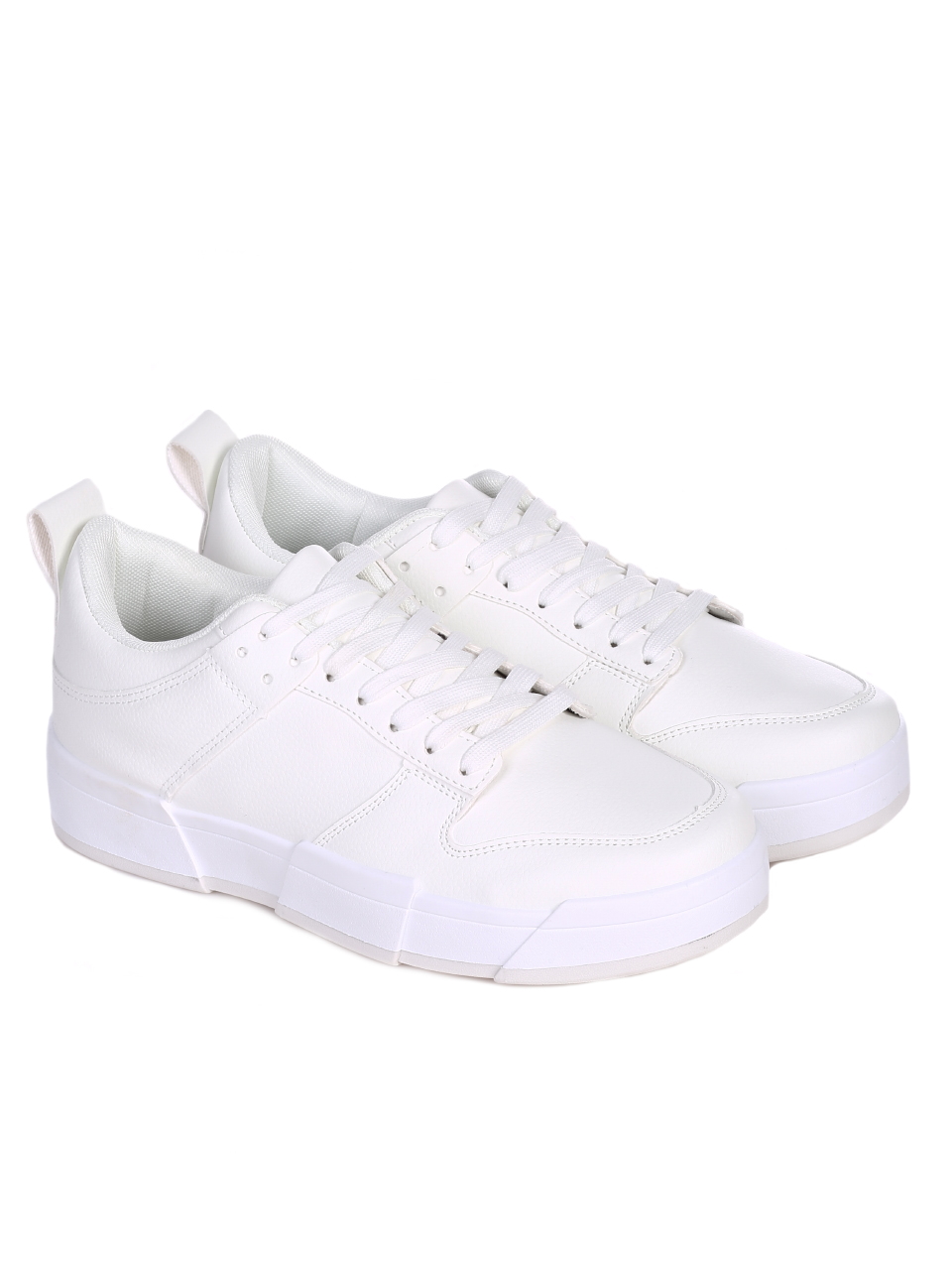 Ежедневни мъжки обувки в бяло 7U-22020 white