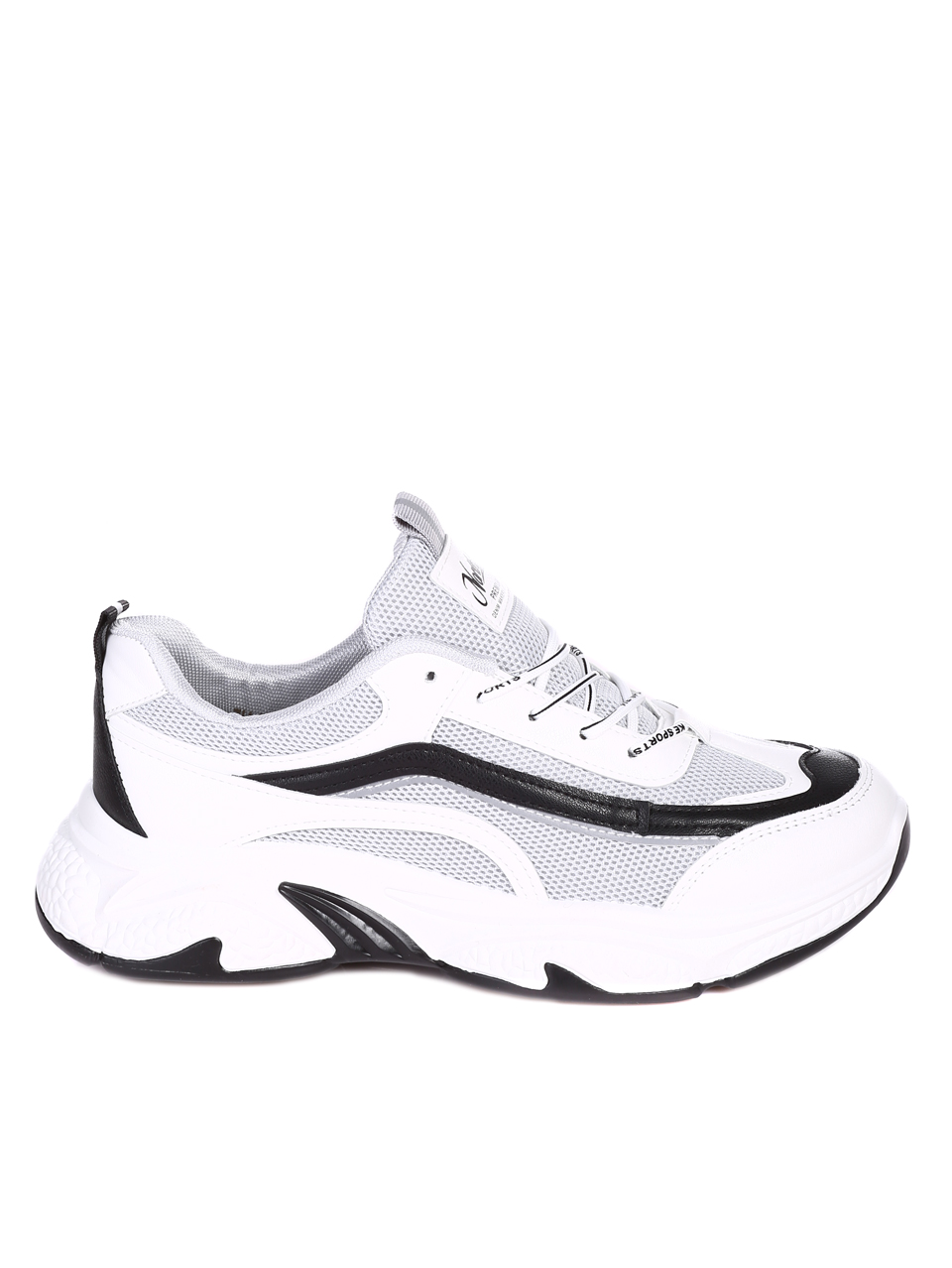 Ежедневни мъжки обувки в бяло 7U-22011 white