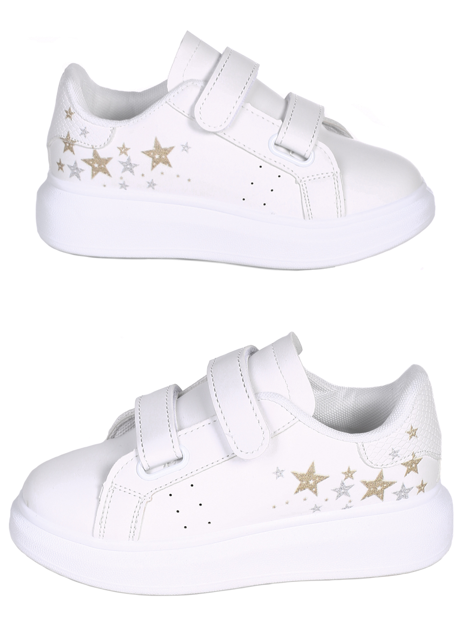 Ежедневни детски обувки в бяло 18U-22035 white