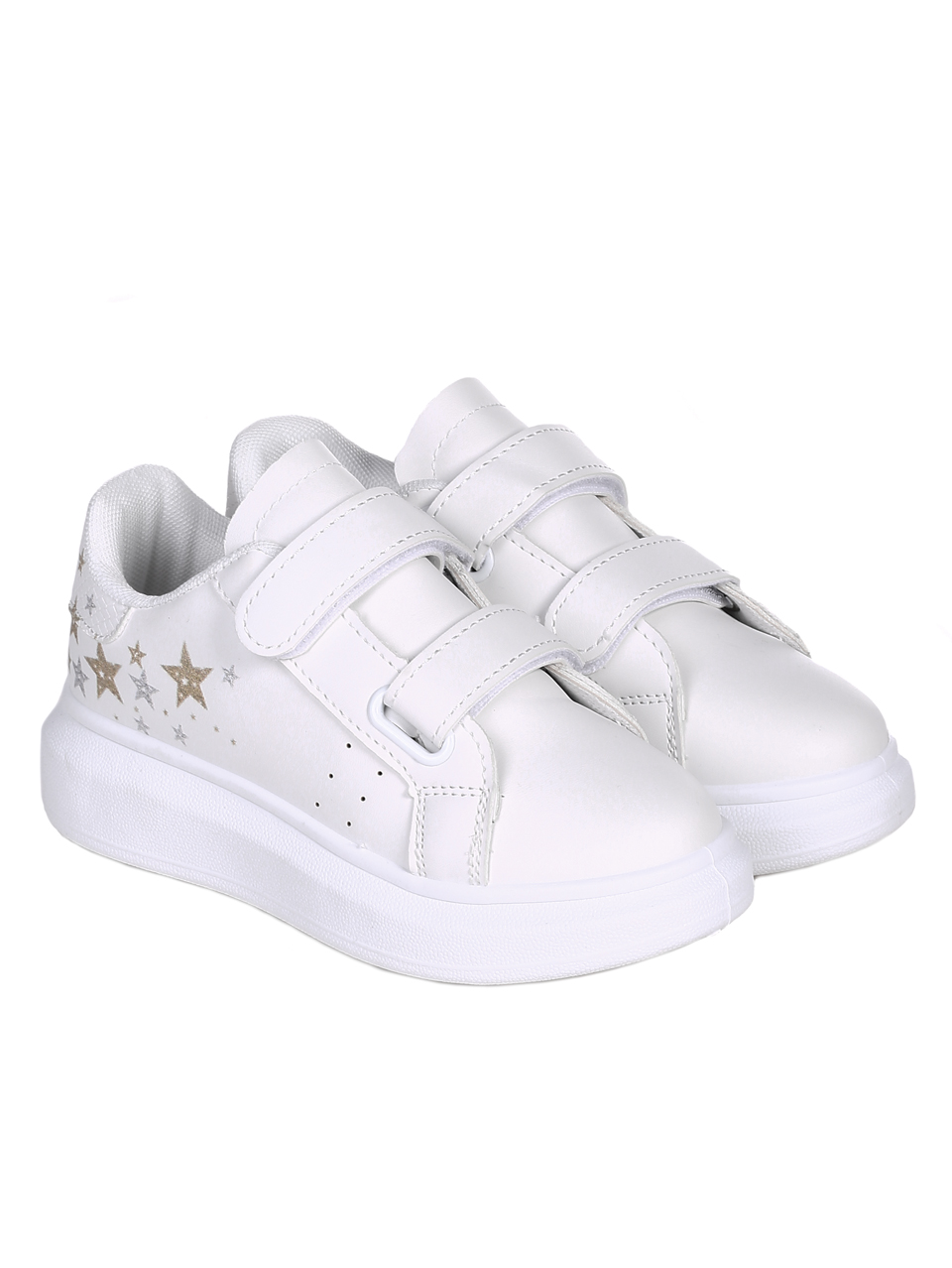 Ежедневни детски обувки в бяло 18U-22035 white