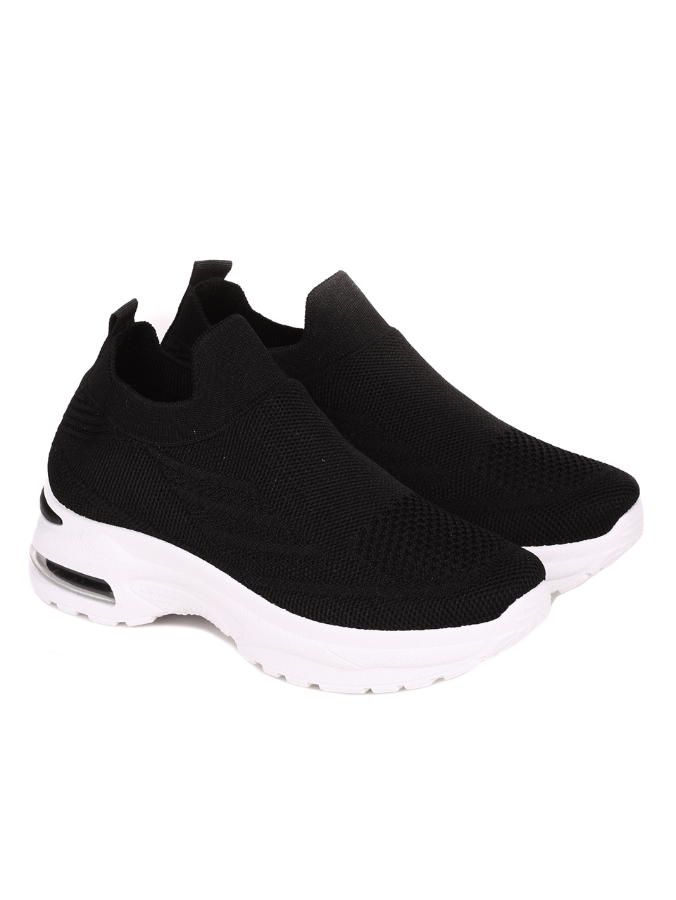 Ежедневни дамски обувки в черно 3U-22043 black