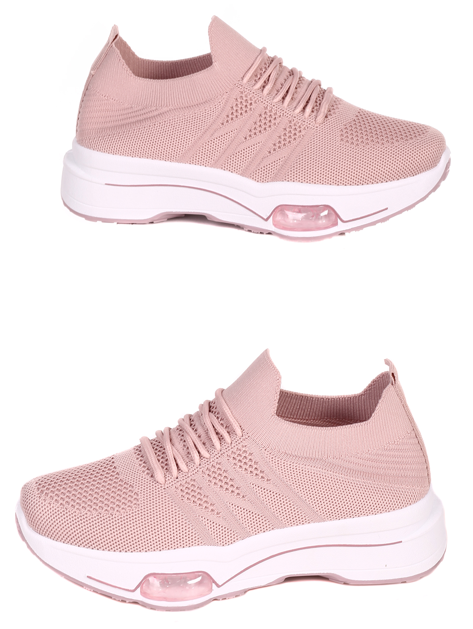 Ежедневни дамски обувки в розово 3U-22046 pink