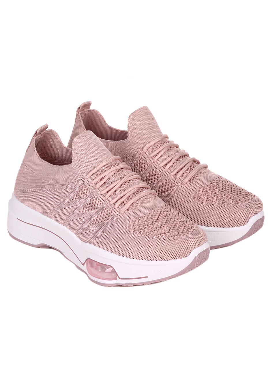 Ежедневни дамски обувки в розово 3U-22046 pink