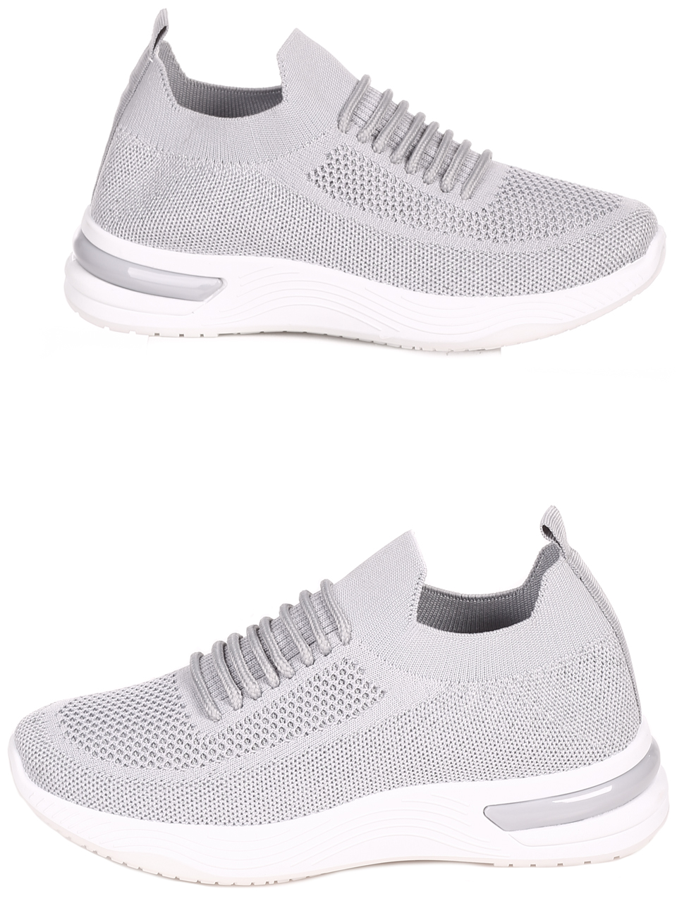 Ежедневни дамски обувки в сиво 3U-22047 grey