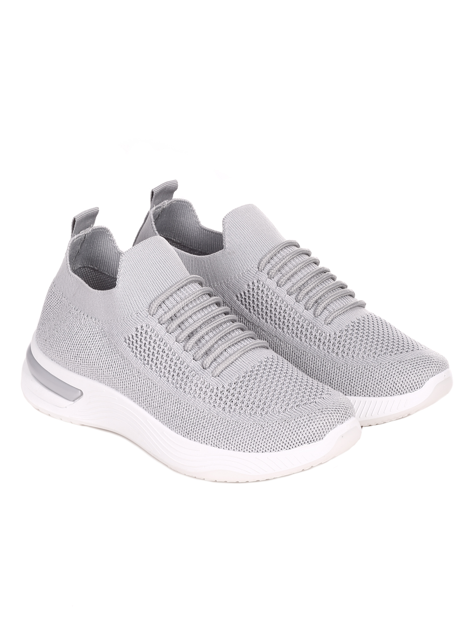 Ежедневни дамски обувки в сиво 3U-22047 grey