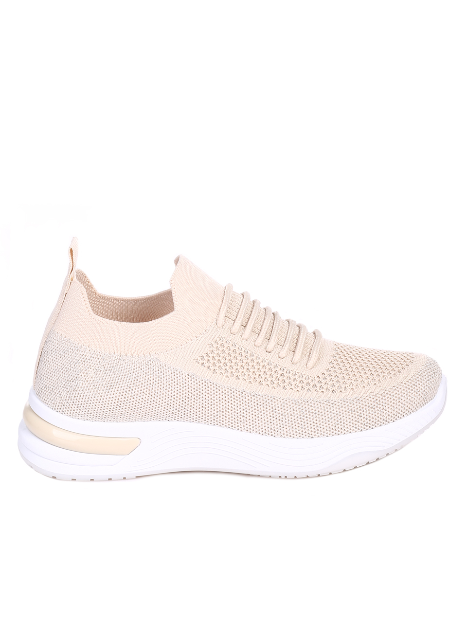 Ежедневни дамски обувки в бежово 3U-22047 beige