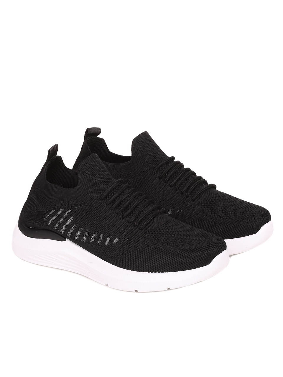 Ежедневни дамски обувки в черно 3U-22049 black