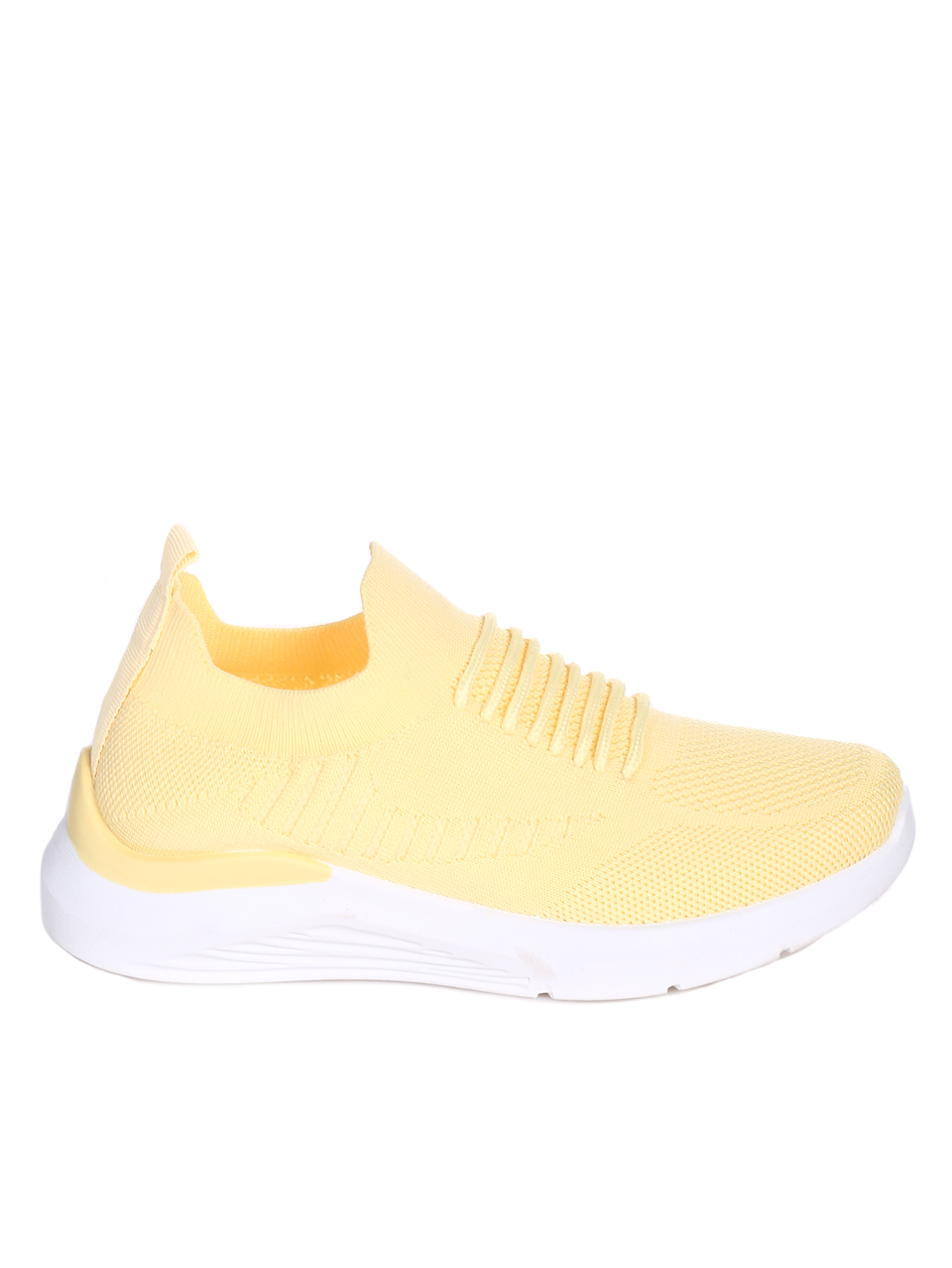 Ежедневни дамски обувки в жълто 3U-22049 yellow