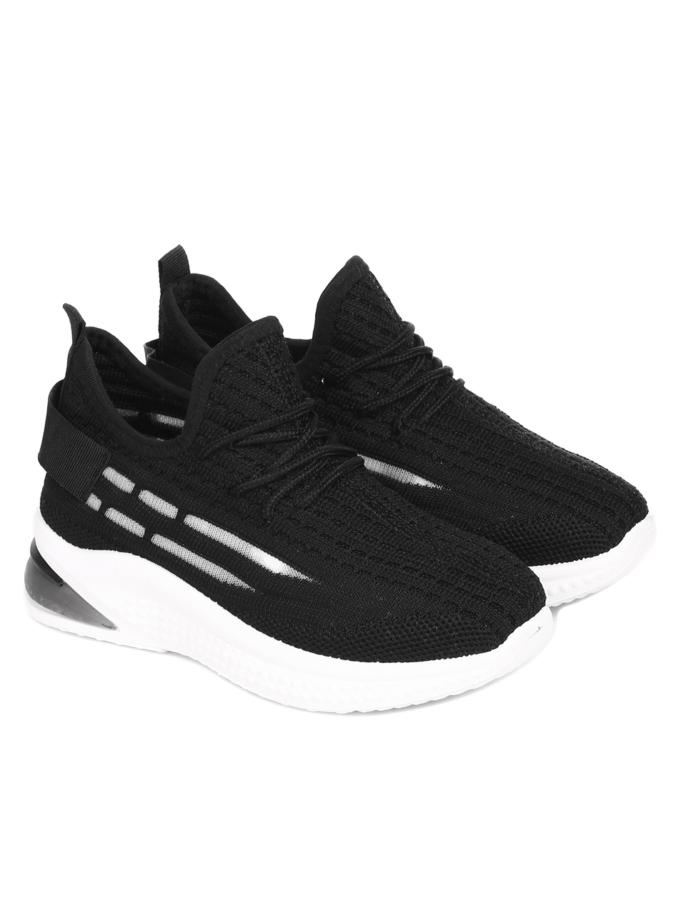 Ежедневни детски обувки в черно 18U-22056 black