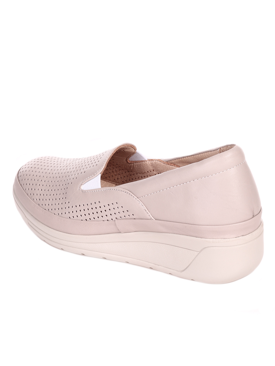 Ежедневни дамски обувки на платформа в бежово 3AT-22299 beige