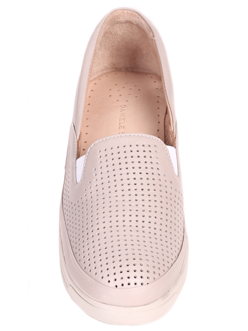 Ежедневни дамски обувки на платформа в бежово 3AT-22299 beige
