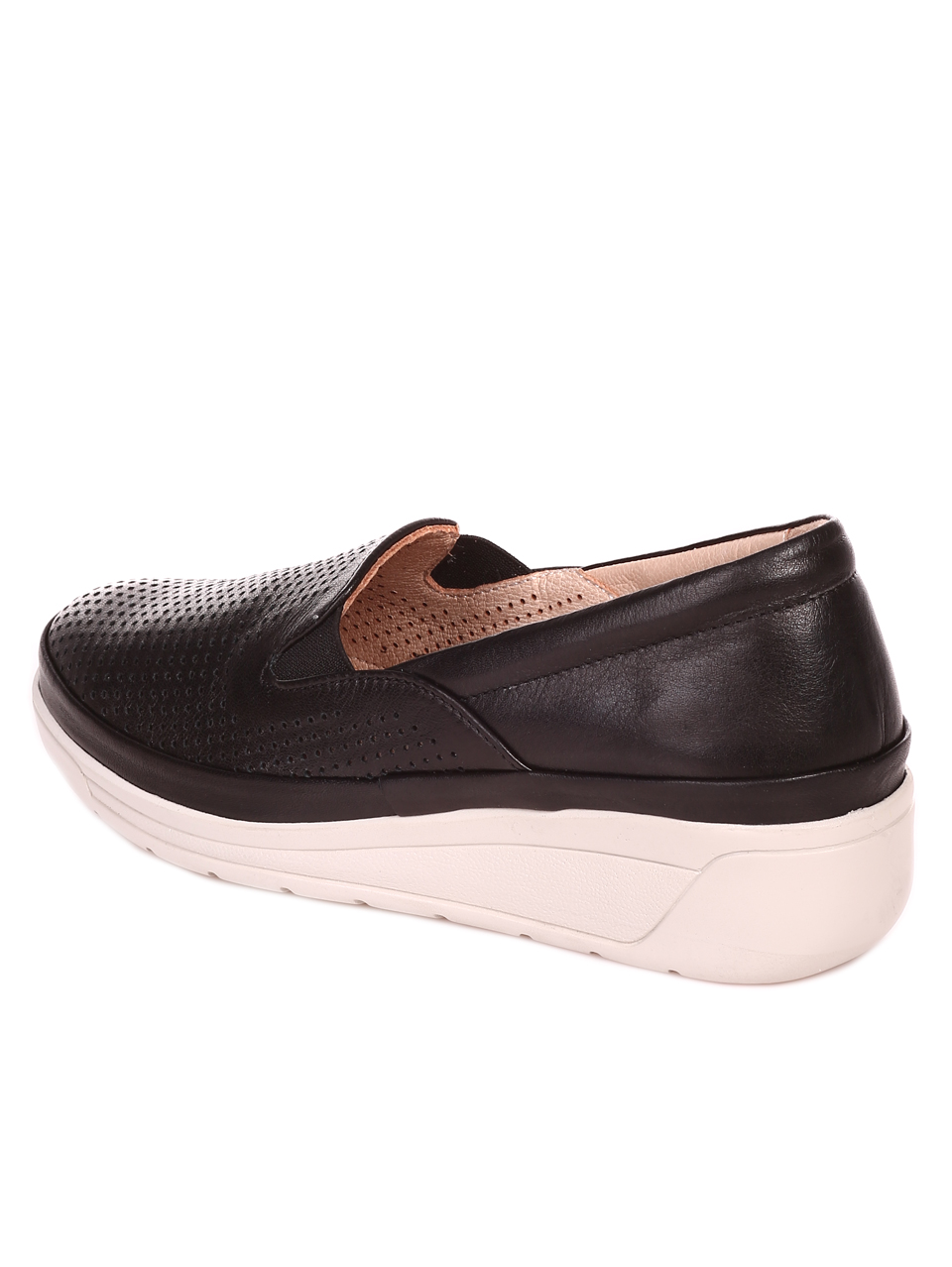 Ежедневни дамски обувки на платформа в черно 3AT-22299 black