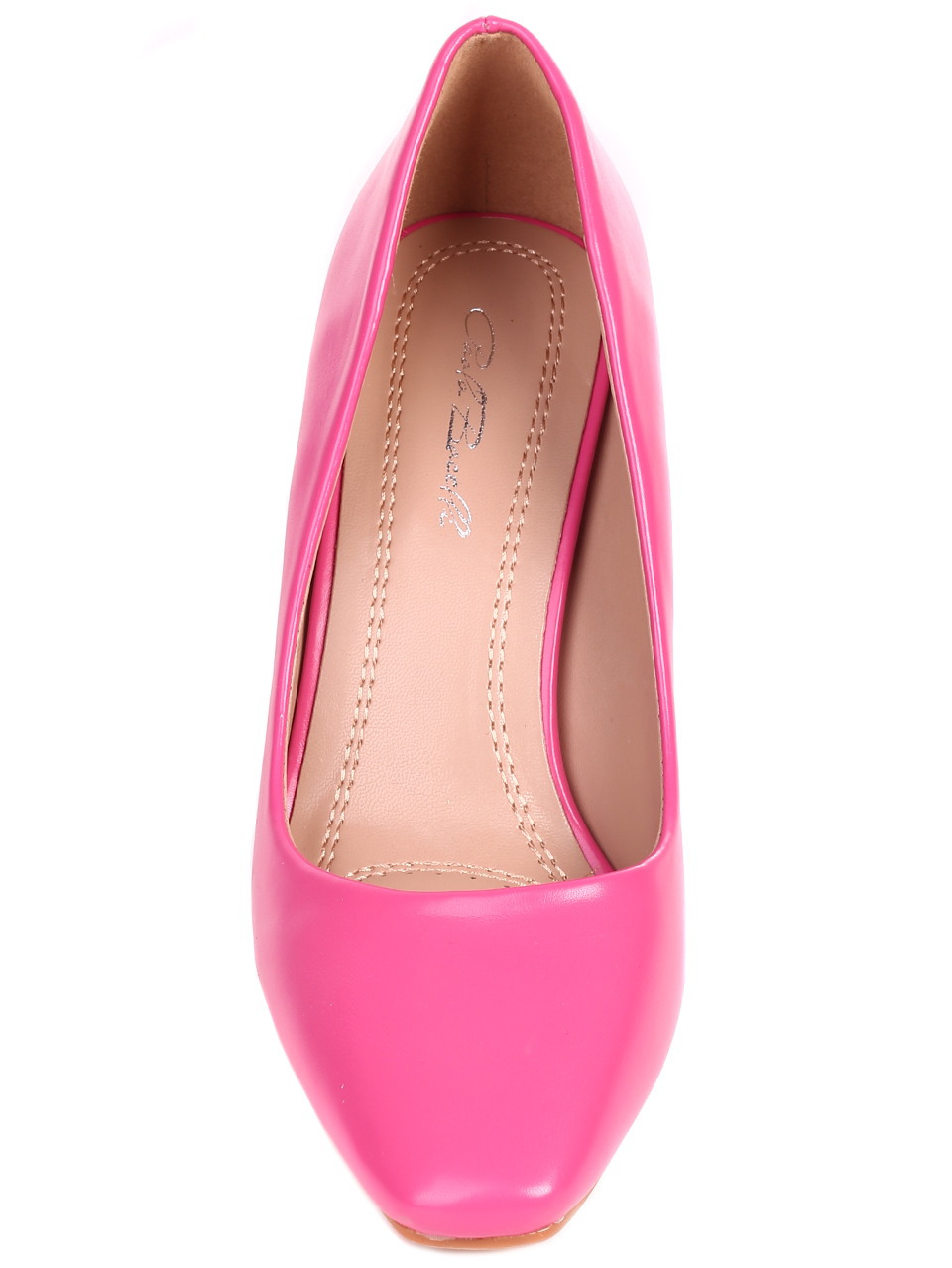 Елегантни дамски обувки на ток в розово 3R-22196 fuchsia