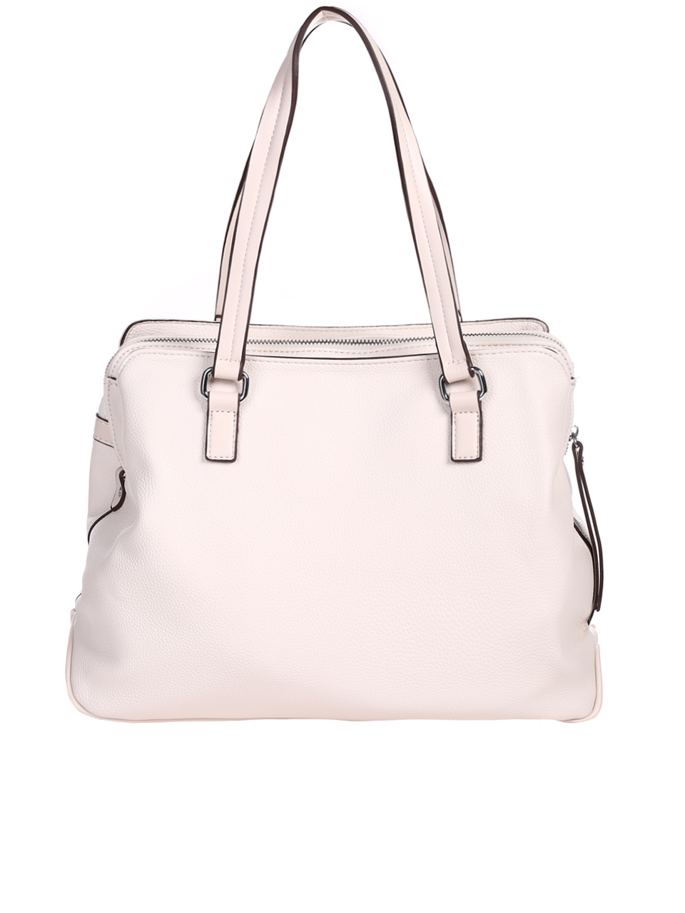 Eжедневна дамска чанта в бяло 9Q-22078 beige