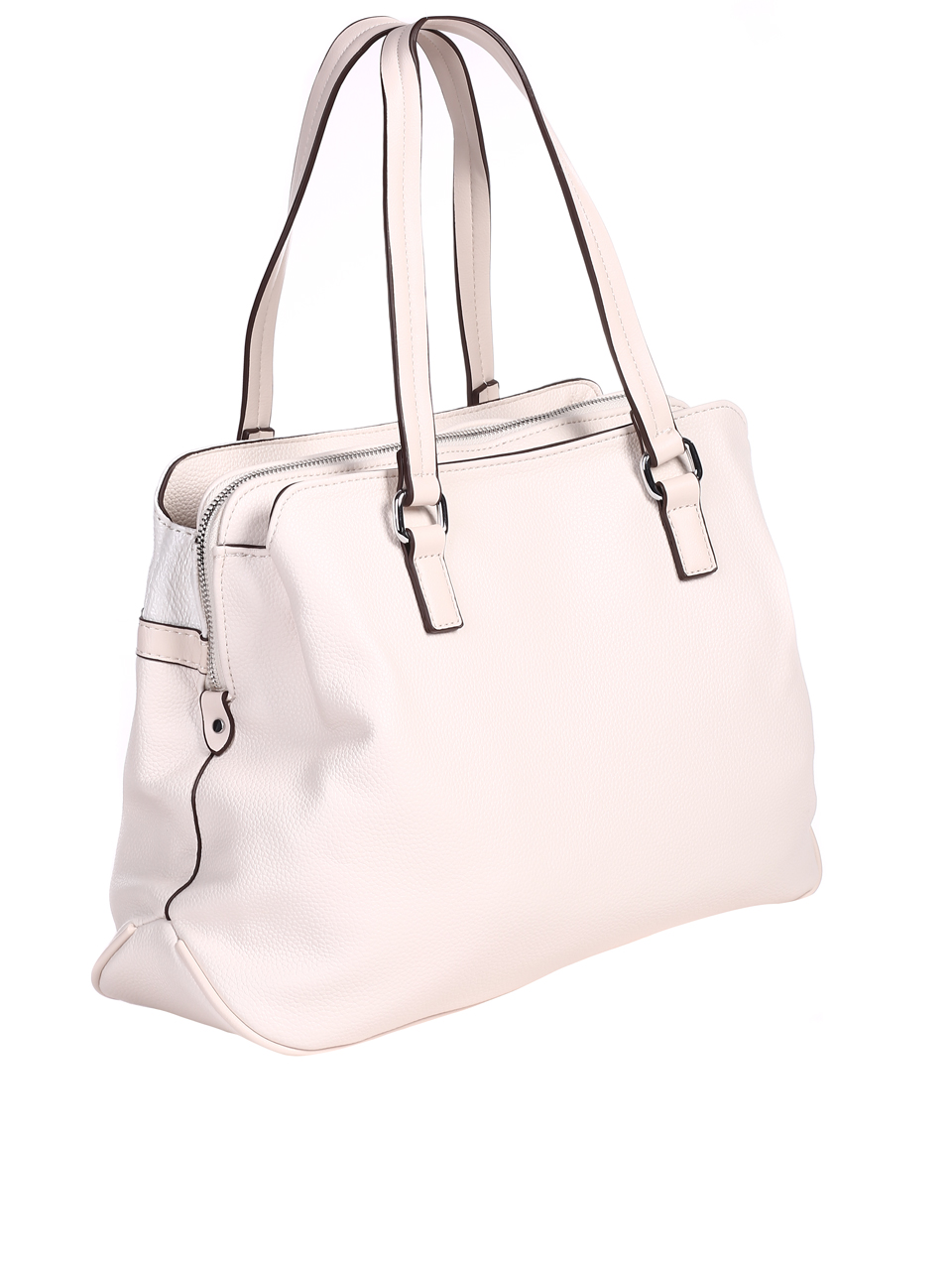 Eжедневна дамска чанта в бяло 9Q-22078 beige