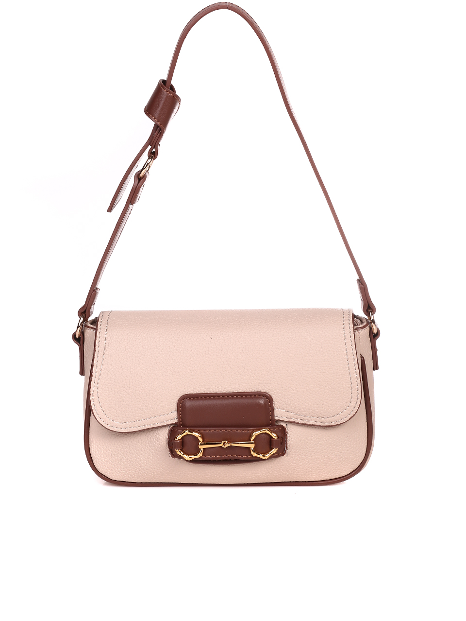 Eжедневна дамска чанта в бежово 9Q-22101 beige