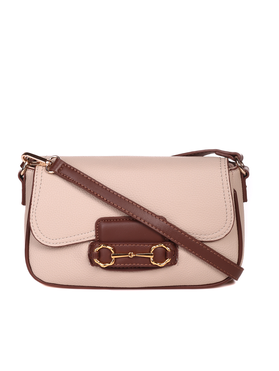 Eжедневна дамска чанта в бежово 9Q-22101 beige