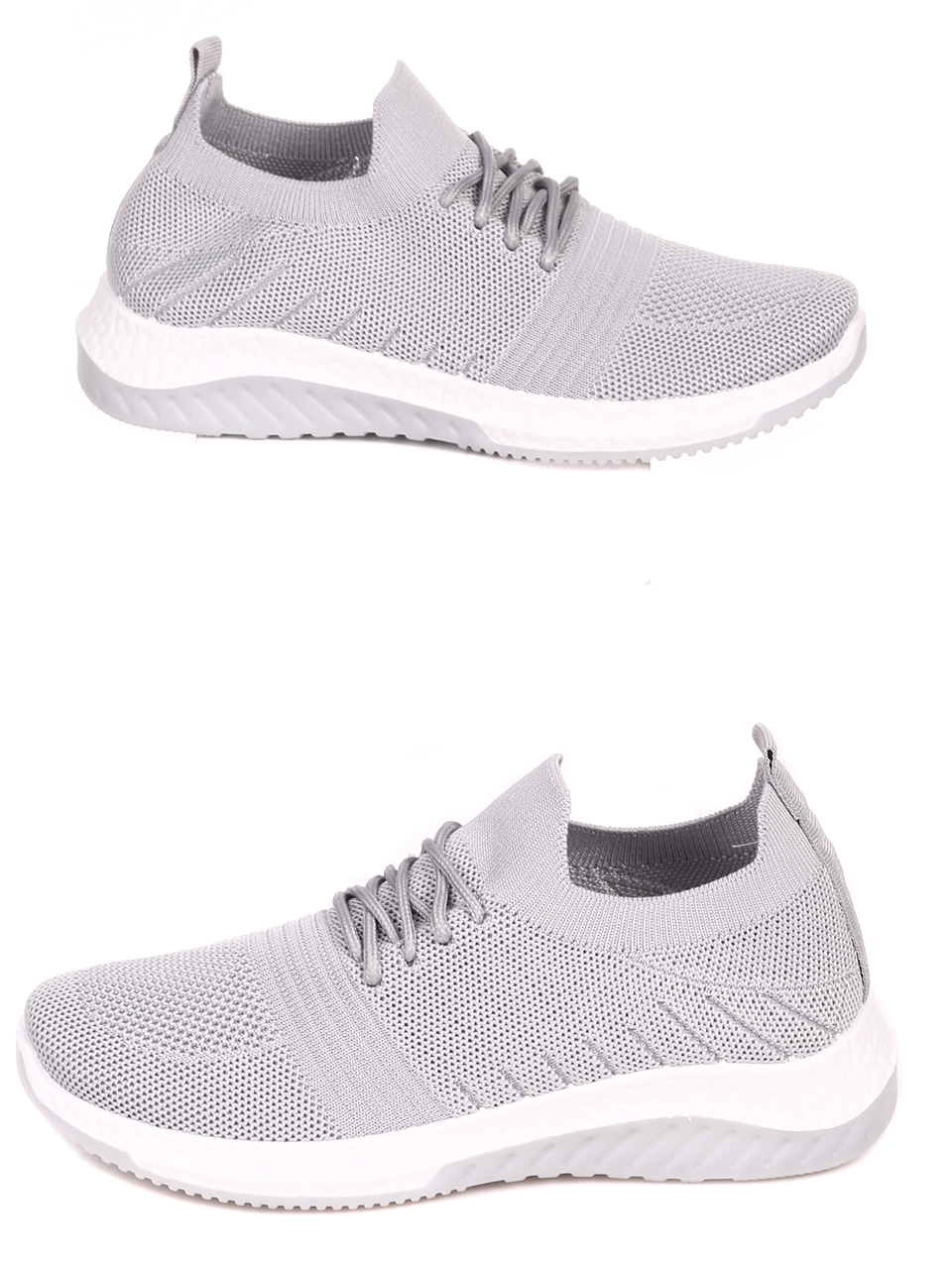 Ежедневни дамски обувки в сиво 3U-22042 grey
