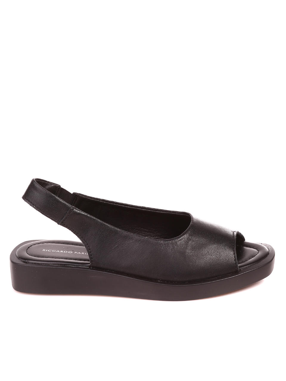 Ежедневни дамски сандали от естествена кожа 4AF-22152 black
