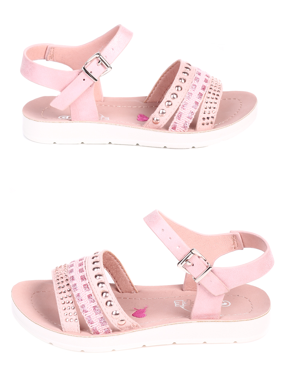 Ежедневни детски сандали в розово 17F-22206 pink