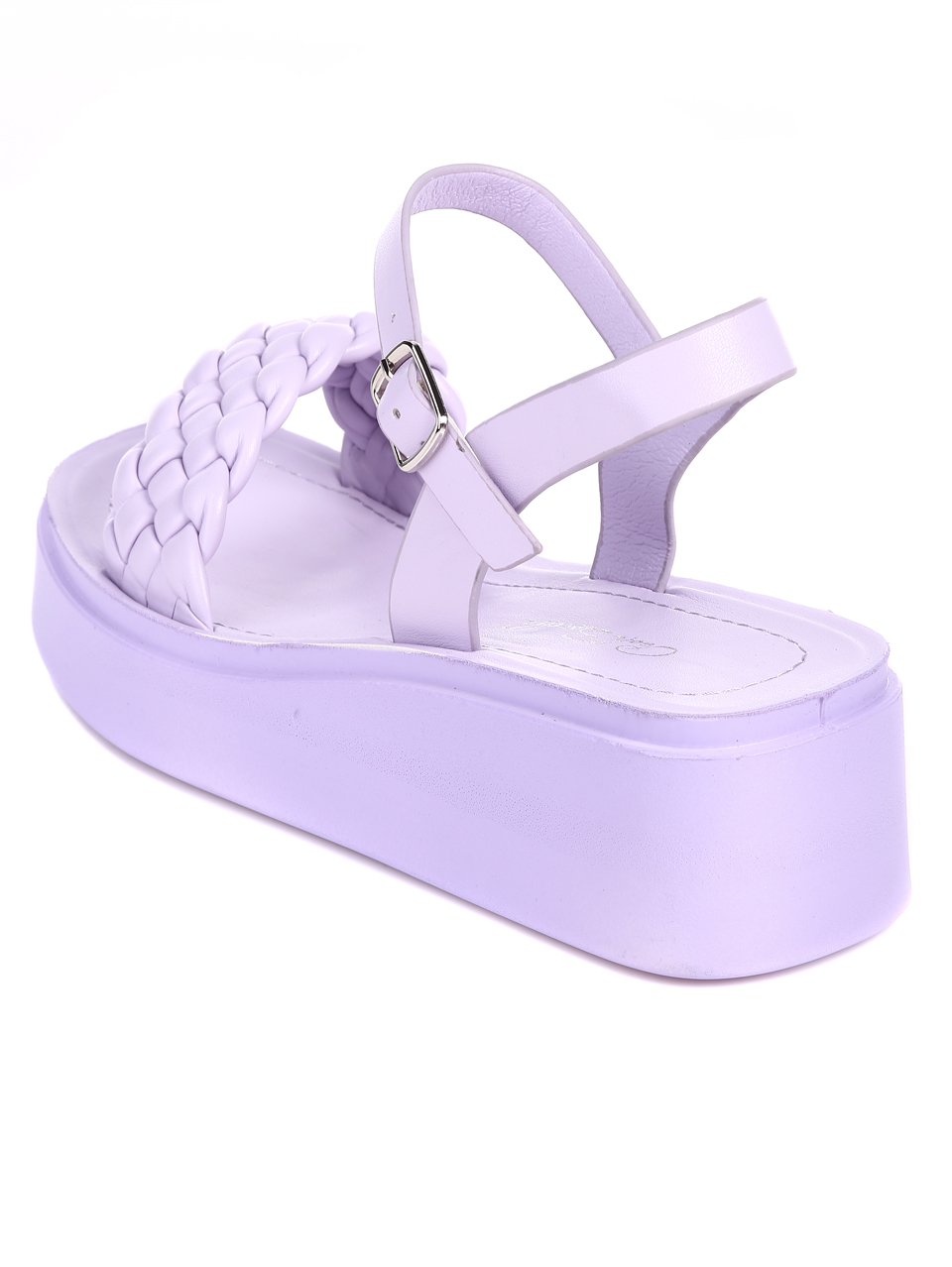 Ежедневни дамски сандали на платформа 4F-22212 purple