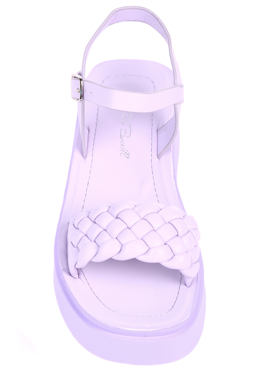 Ежедневни дамски сандали на платформа 4F-22212 purple